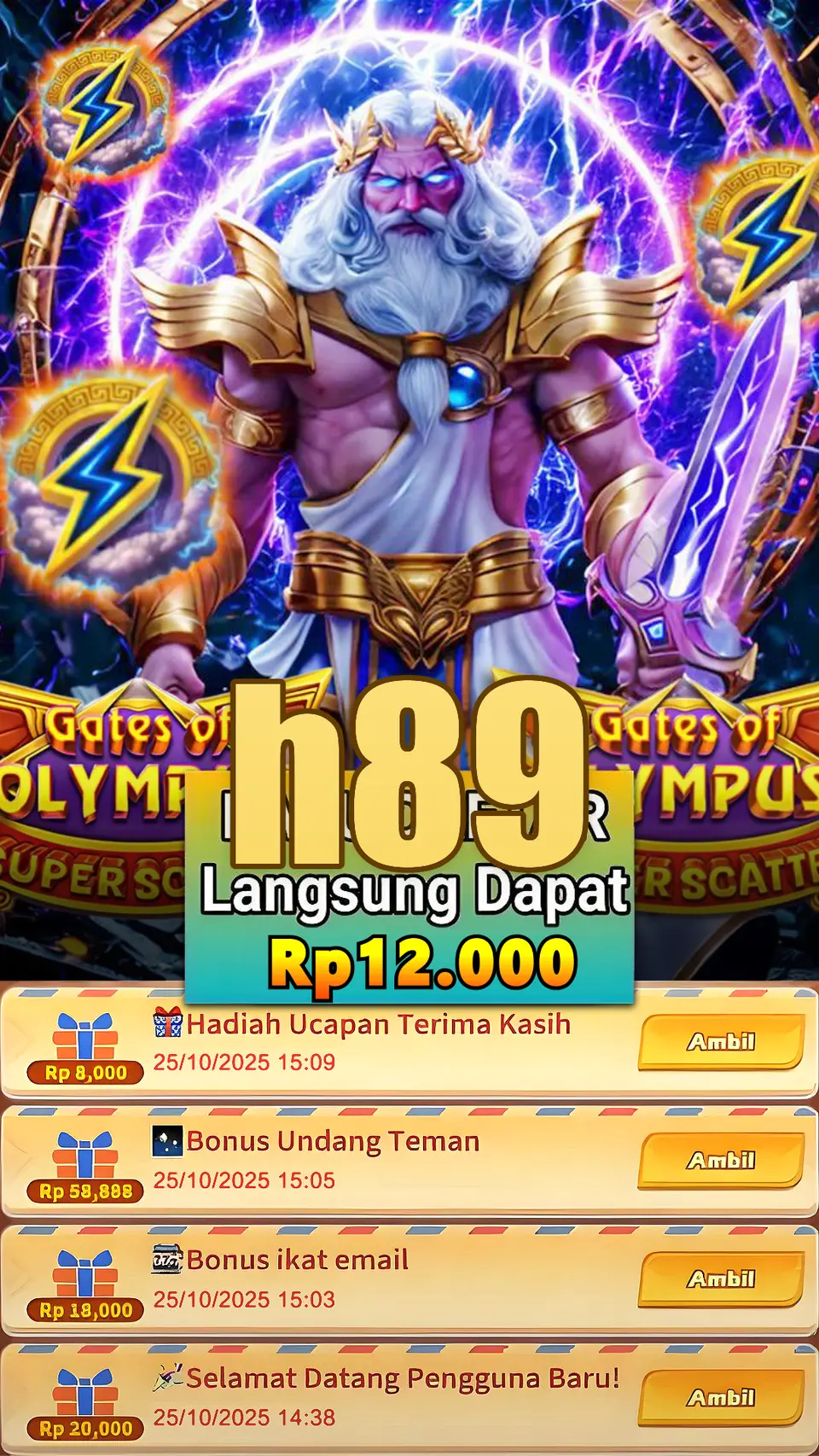 h89 Masuk